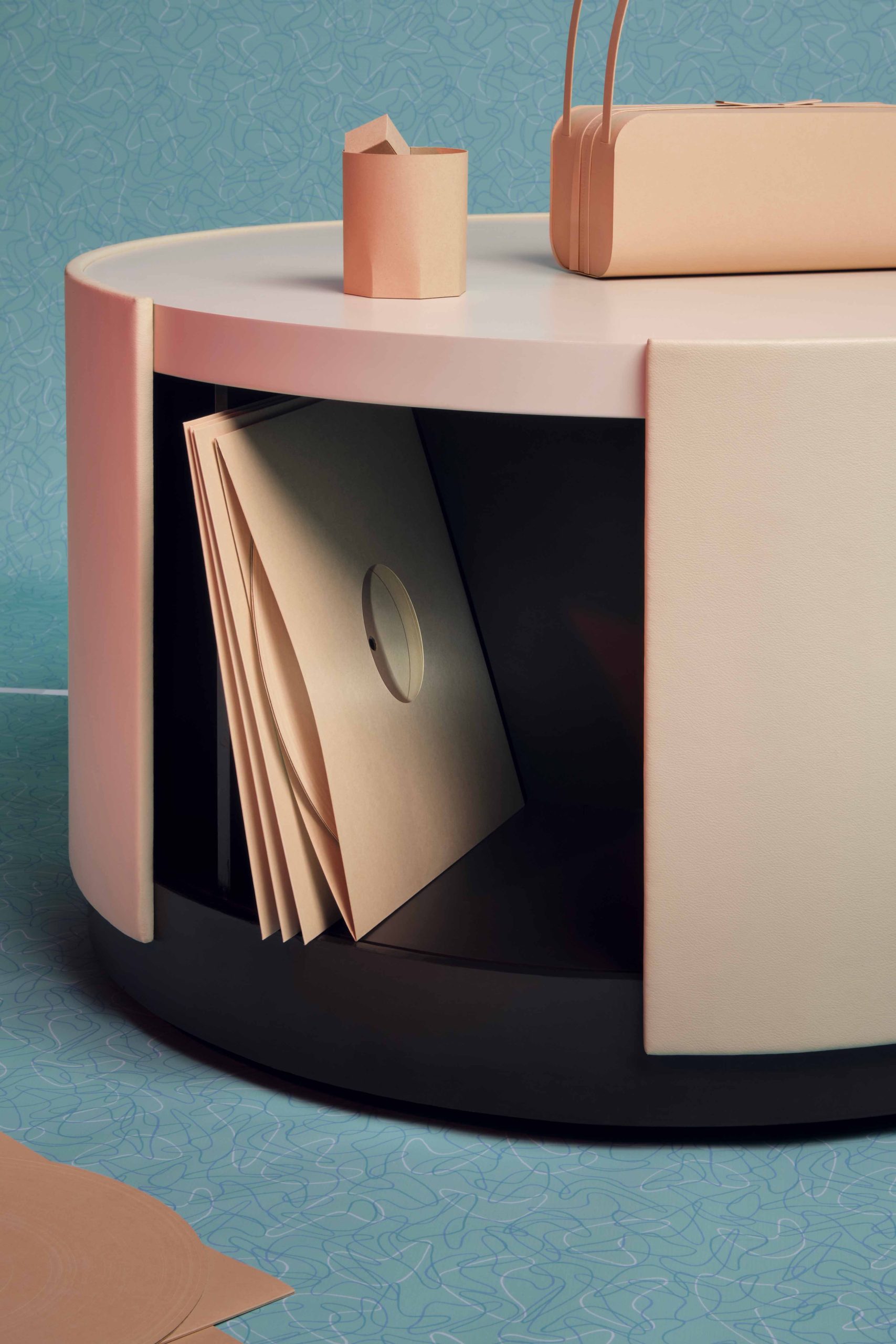 Formica_Vinyl record cabinet T150_ Osvaldo Borsani_Tecno_ph(bassa)
